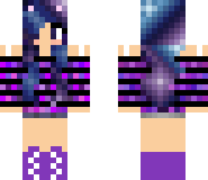 purple kitty girl