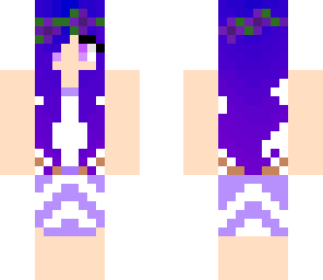 purple chevron girl