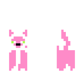 cute pink cat
