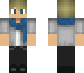 blue scarf boy