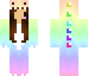 kawaii rainbow dino