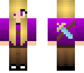 purple adventurer girl