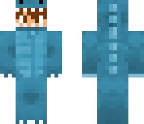 me in a dino skin