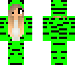 green tiger girl