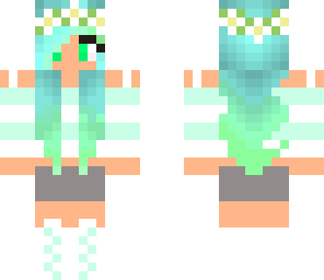 edit of cute girl with blue and green hair