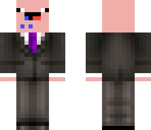 piggiebash in a suit and tie