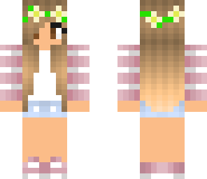 edited pink flower girl