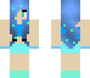 blue summer girl