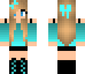 cute blue sea girl