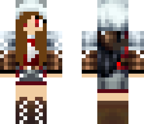 brown haired warrior girl