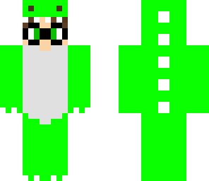 guy green dino onesie