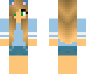 blue panda girl