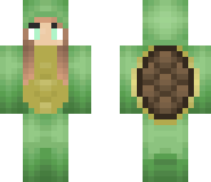girl in turtle costume