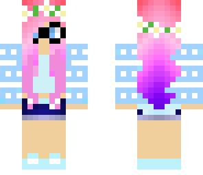 cute pink haired girl edit