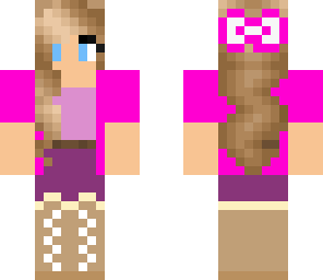 pink normal cutie with headphones