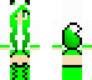 green fox girl