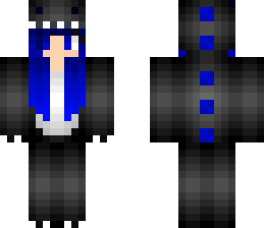 blue and black bunny