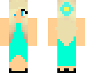teal flower