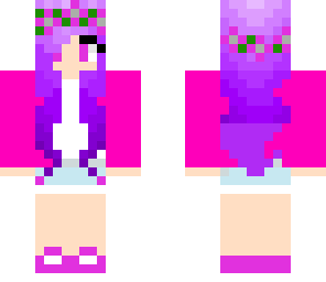 hippie violet girl