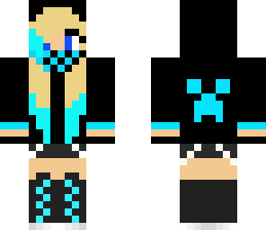 blue ninja girl