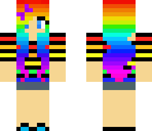 rainbow girl