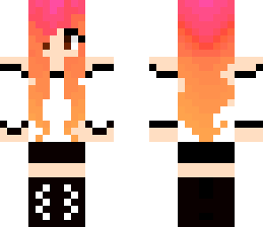 orange and pink