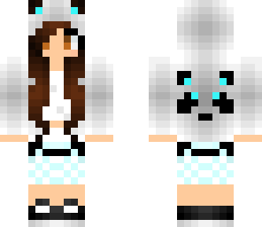 panda hoodie girl