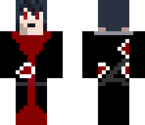 akatsuki sasuke with a hood