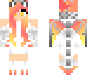 dragon wolf girl