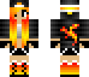 fire girl black eyes