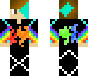 colorful or galaxy boy