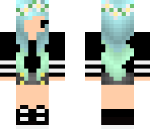 edit- cute chibi blue haired girl