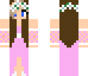 pink prom girl