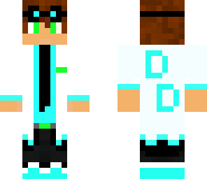 cool blue labcoat boy