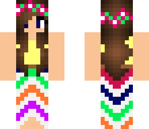 colerful maxi girl