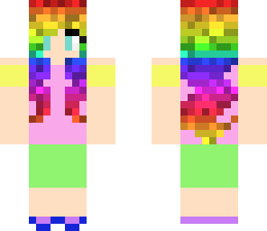 rainbow girl
