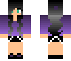 black and purple