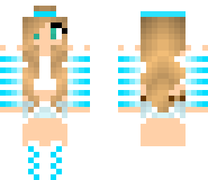 cool blue girl