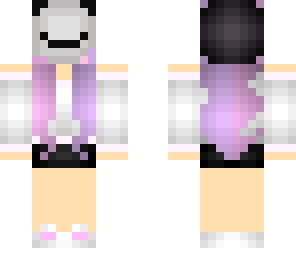purple masked girl