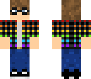 rainbow boy plaid