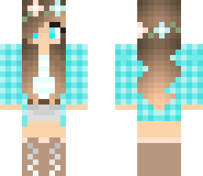 brown hair flower girl