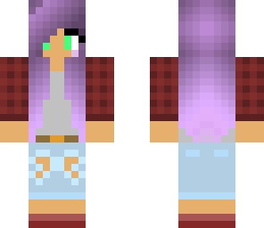 autum plaid girl