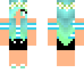 super cute blue summer girl