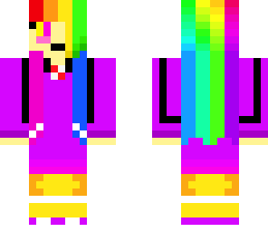 cute rainbow girl