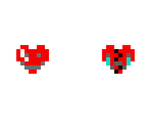 happy and sad heart