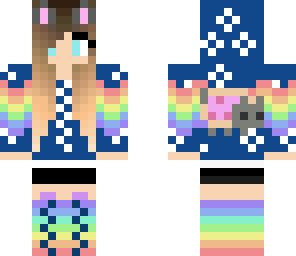 neon cat girl