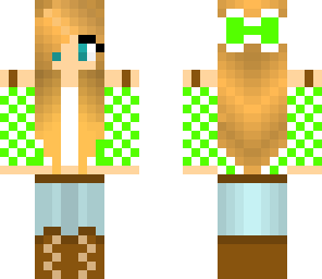 green bow