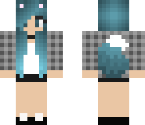 blue wolf girl