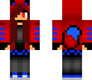 red and blue wolfie