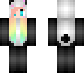 edited panda girl
